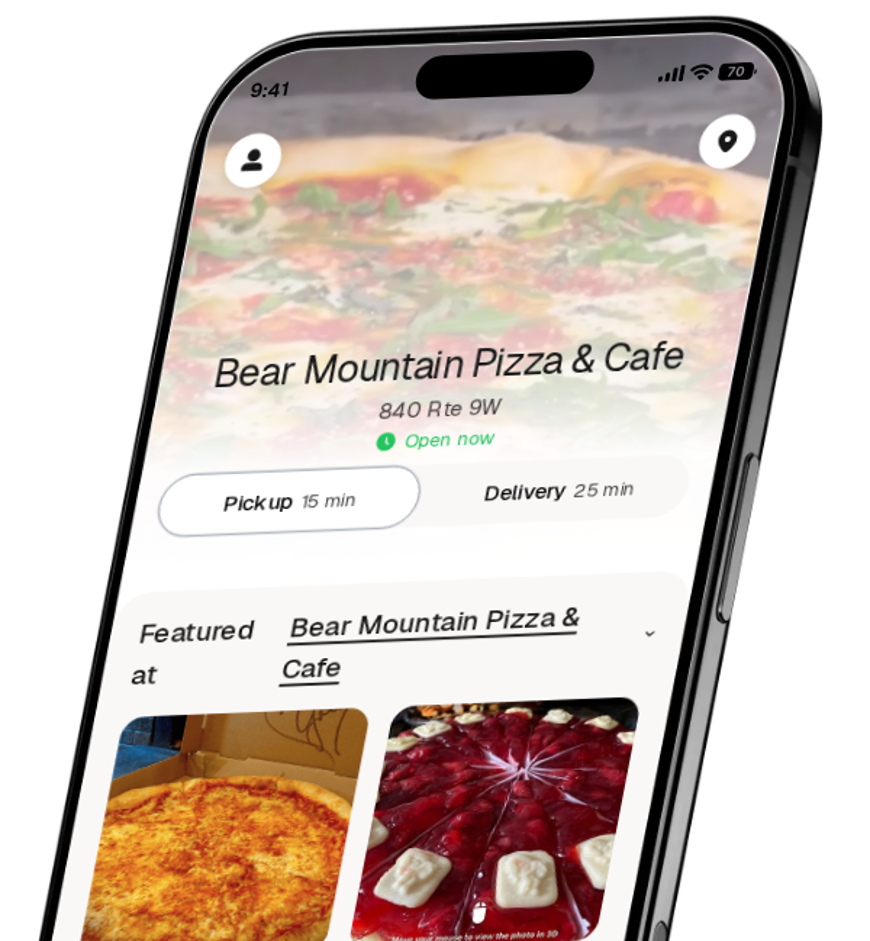 Bear Mountain Pizza & Cafe app preview